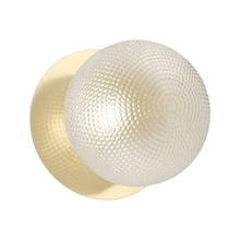 Lassie Diamond Cut Glass Cool White LED Outdoor Wall Light